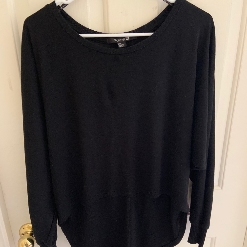 Black forever 21 long sleeve shirt